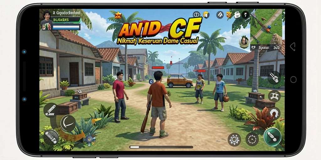 Gameplay menyenangkan 6CF dengan level yang menantang.