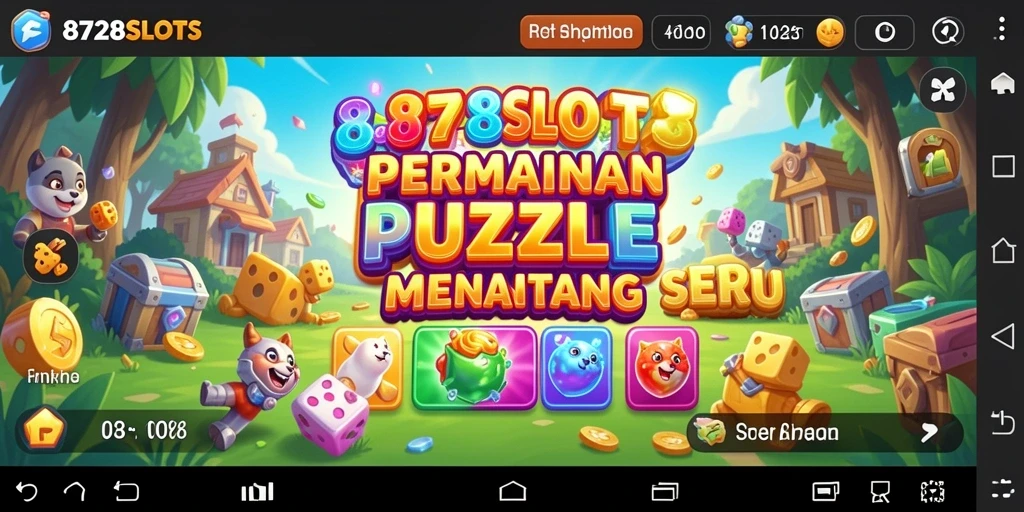 Screenshot gameplay 8728SLOTS menampilkan teka-teki yang menantang.