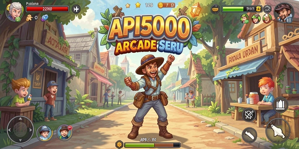 Tampilan gameplay API5000 yang seru dan dinamis.