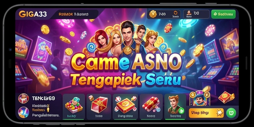 Tampilan gameplay seru di GIGA33 dengan berbagai permainan Kasino.
