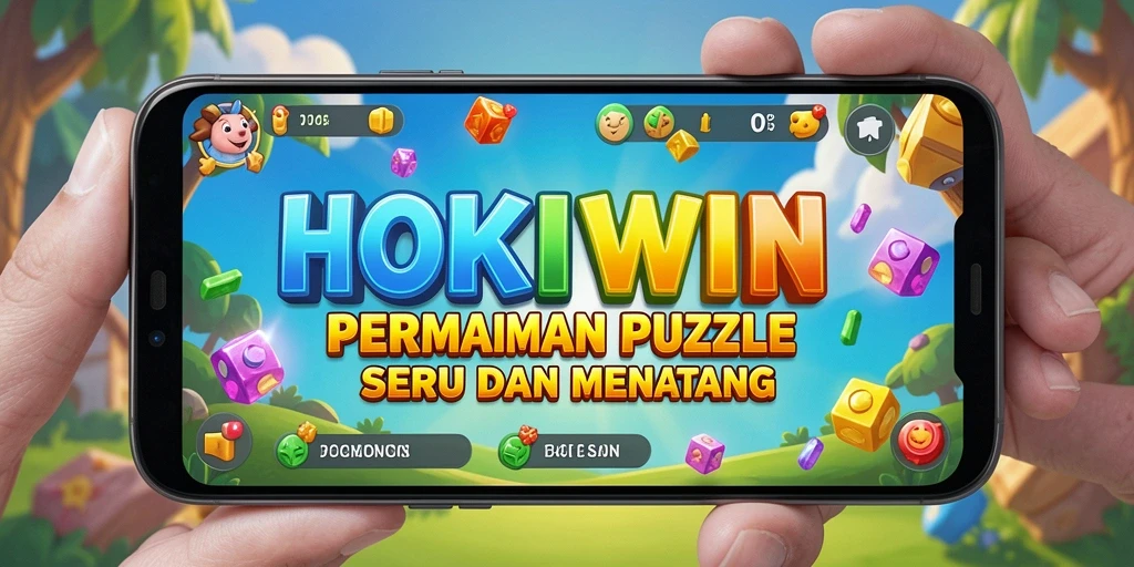 Screenshot HOKIWIN menampilkan gameplay puzzle yang menarik dan menantang.