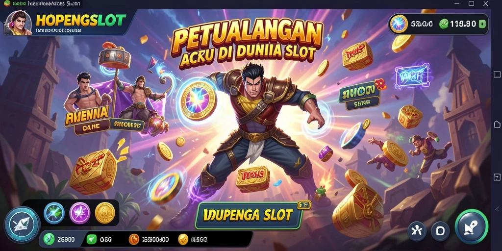 Tampilan gameplay HOPENGSLOT yang mendebarkan dan penuh aksi.