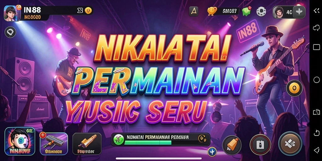 Tampilan gameplay seru IN88 yang penuh warna.