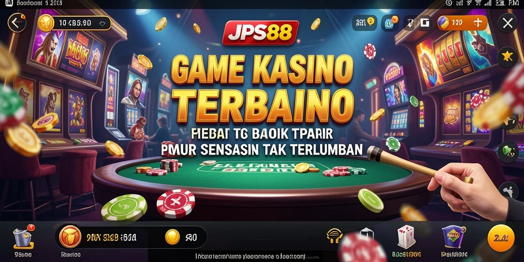 Tampilan menarik dari gameplay Kasino yang mendebarkan.
