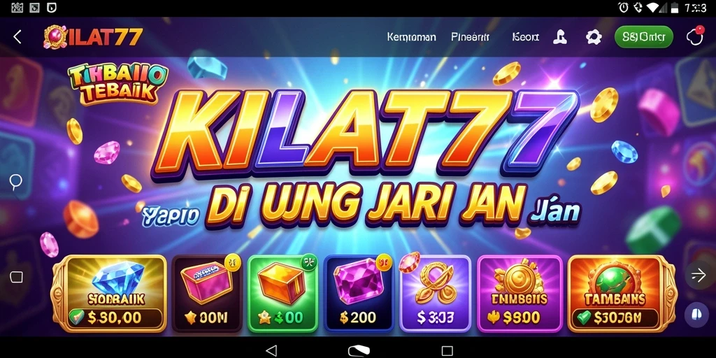 Screenshot KILAT77 menampilkan keseruan gameplay Slot yang mendebarkan.