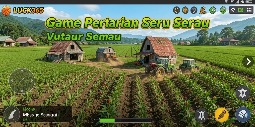 Gameplay menarik di LUCK365 dengan suasana pertanian yang memikat.