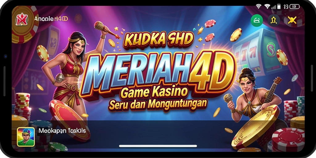 Tampilan menegangkan dari game Kasino MERIAH4D dengan berbagai pilihan permainan.