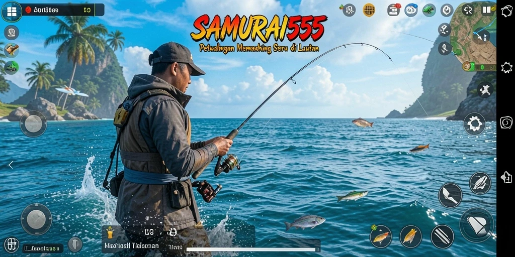Tangkapan besar di SAMURAI555 saat memancing.