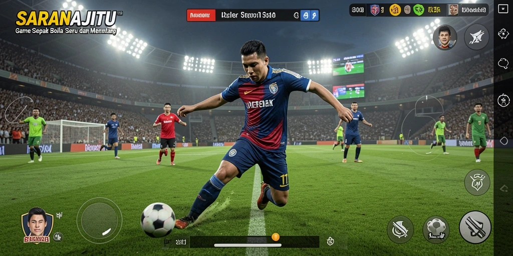 Tampilan gameplay SARANAJITU yang seru dan mendebarkan.
