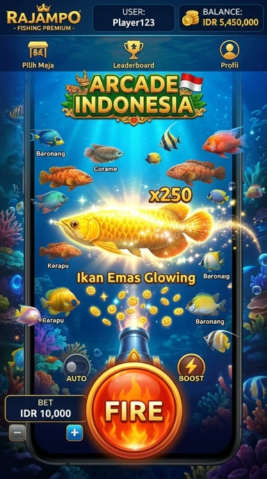 Screenshot aplikasi rajampo yang menampilkan fitur pencarian.